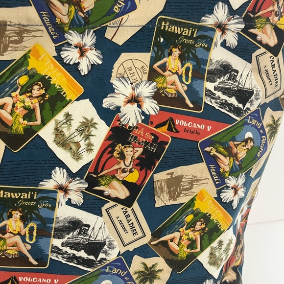 Hawaii Beach tote Bag Hawaiian Bag Maui Oahu Lanai Islands Palms Local Design - Picture 3 of 11